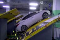 В Китае тестируют вертикальную парковку