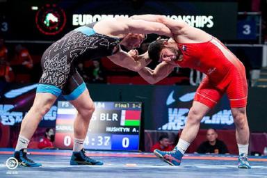 Белорус «взял» медаль на ЧЕ по вольной борьбе 