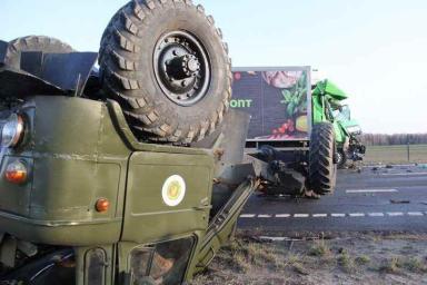 В Белыничском районе столкнулись автофургон «Купава» и грузовой ГАЗ: пятеро пострадавших