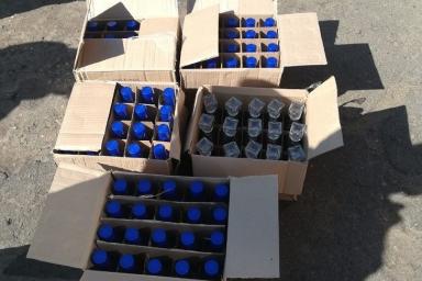 «Бутлегера» из Гродно задержала ГАИ в Дубровенском районе. В его машине нашли 95 бутылок алкоголя
