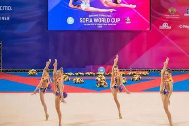 Белоруски «взяли» золото на КМ по художественной гимнастке