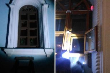 В Бобруйске ночью мужчина пытался через форточку проникнуть в храм