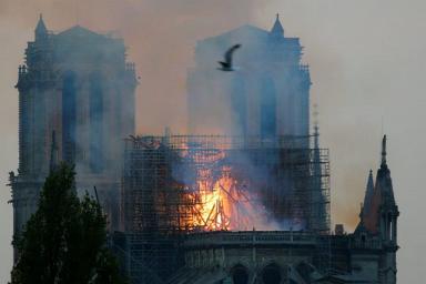 Пожар в соборе Парижской Богоматери: стало известно, есть ли жертвы и раненые 