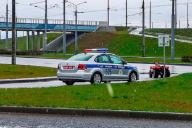 В Гродно пьяный парень ехал на квадроцикле. Пока не перевернулся 