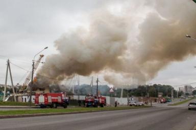 В Орше 54 человека были эвакуированы на пожаре в общежитии