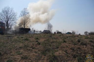 В Глубокском районе мужчина сжигал мусор и сжег свой дом