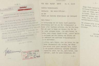 Предсмертную записку Гитлера хотят продать на аукционе 