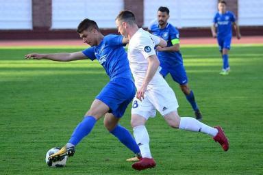 Футбол. 3 пенальти и 4 гола случились в матче с «Витебском»