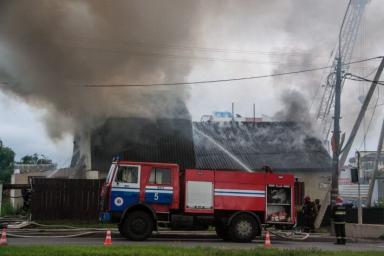 Пожар в Ждановичах унес жизнь женщины