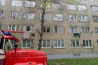 Из-за пожара в общежитии Витебска эвакуировали 44 человека