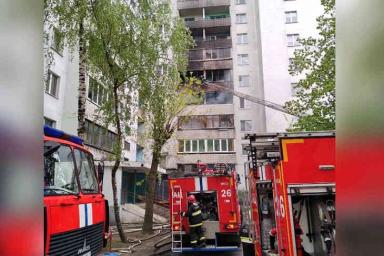 Пожар в Минске: горели балкон и квартира 