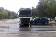 Под Полоцком фура протаранила Peugeot