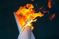 Символ II Европейских игр впервые за время маршрута спустили на воду