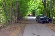 Под Брестом пожилой водитель разбился на «Фольксвагене»