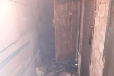 В Копыле на пожаре в пятиэтажке спасли мужчину