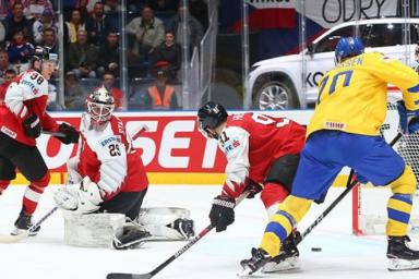 Шведы разгромили Австрию на чемпионате мира по хоккею