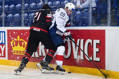 Канада уверенно обыграла Францию на ЧМ по хоккею в Словакии