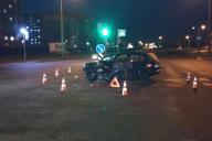 В Гродно столкнулись легковушка и мотоцикл