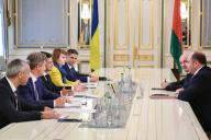 Как белорусская делегация встречалась с Зеленским