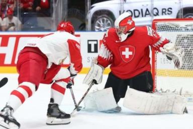 Сборная России обыграла команду Швейцарии в матче ЧМ по хоккею