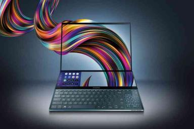 ASUS презентовала инновационный ноутбук с двумя 4K-дисплеями