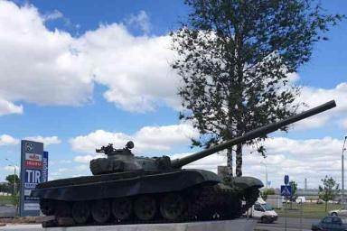 Настоящий танк появился возле офиса Wargaming в Минске