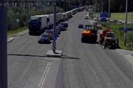 Сотни машин стоят на белорусской границе