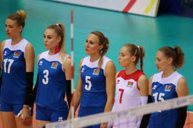 Сборная Беларуси по волейболу победила Испанию