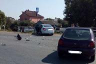 В Гомеле столкнулись две легковушки, пострадала маленькая девочка