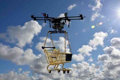 Компания Amazon анонсировала нового дрона-доставщика