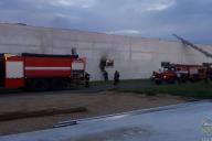 В Барановичском районе горел склад предприятия