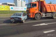 В Минске КамАЗ устроил двойное ДТП 