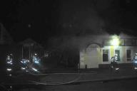 В Гомеле сгорело кафе: не исключен поджог 