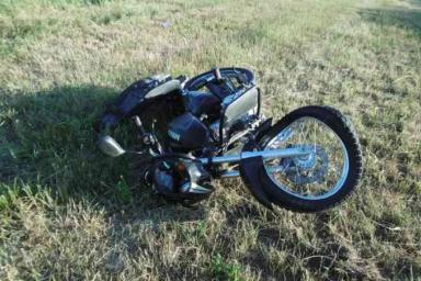В Житковичском районе 17-летний мотоциклист-бесправник после ДТП попал в реанимацию