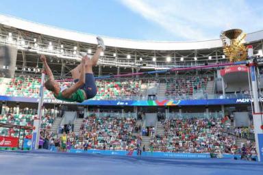 Белорус Максим Недосеков выиграл золото II Европейских игр в прыжках в высоту