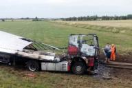 ДТП с возгоранием произошло между Дрогичином и Иваново