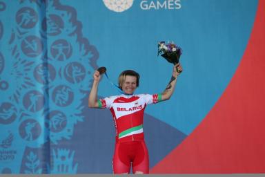 Татьяна Шаракова выиграла бронзу групповой велогонки по улицам Минска