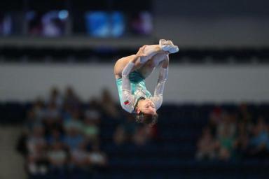 Белоруска Анна Гончарова завоевала бронзу в прыжках на батуте на II Европейских играх