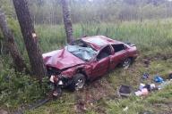 ДТП в Полоцком районе. Легковушка вылетела в кювет