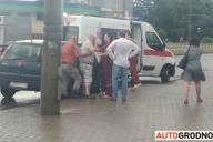 В Гродно сбили пешехода - мужчину с травмой головы забрала скорая