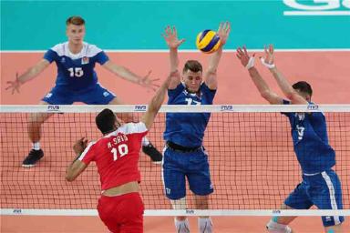 Волейбол. Отбор к Лиге наций. Беларусь сразилась с Египтом 