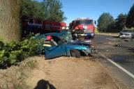 Под Заславлем лоб в лоб столкнулись Kia и Toyota. Есть пострадавший