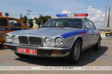 Витебская милиция получила на вооружение раритетный авто класса люкс «Jaguar»