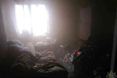 Пожар в Пружанах едва не погубил маму и ее 3-месячного ребенка 