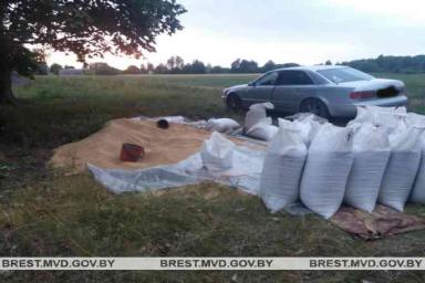 В Жабинковском районе водитель сельхозпредприятия перевозил пшеницу, но по дороге решил её продать