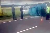 В Мостовском районе Mazda вылетела на встречку и снесла грузовик