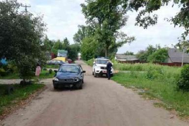 Автоледи в Могилеве столкнулась с милицейским УАЗом  