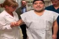 Марадона встал и пошел после операции