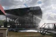 ЧП в Бресте: на нефтебазе загорелся топливозаправщик