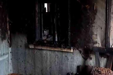 Пожар в Рогачеве: горел дом, тело хозяина нашли в шкафу